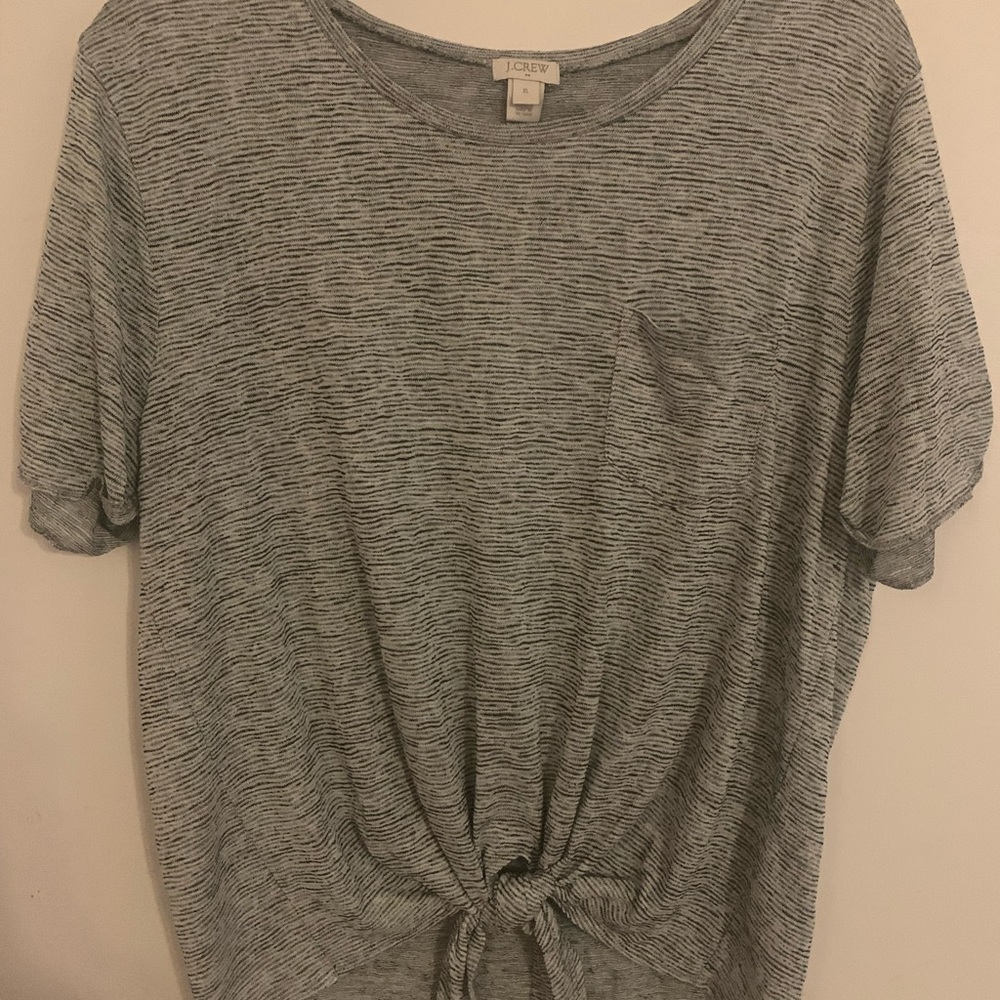 Jcrew knotted tee